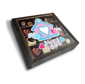 Bonboniéra Pralinky Šťastné výročí 2: 20 ks pralinek