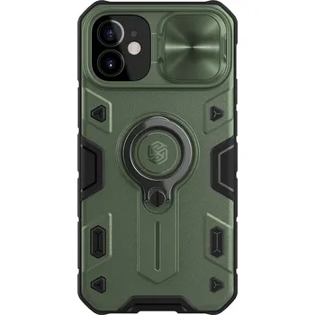 Telefonní příslušenství Nillkin CamShield Armor Zadní Kryt pro iPhone 12 mini Dark Green