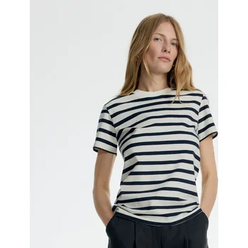 Dámské tričko Reserved - Pruhované tričko regular - vícebarevná - 148FX-MLC - 148FX-MLC-L