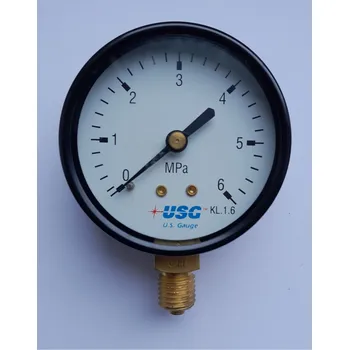 Manometr standardní pr. 63 mm, spodní M12x1,5, 0-6 MPa