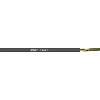 Elektroinstalační materiál LAPP 16001043/1 kabel s gumovou izolací H07RN-F 5 G 1.5 mm² černá metrové zboží