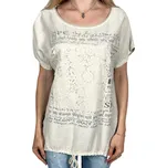 New Collection Dámská halenka s krátkým rukávem ESTER Barva: Béžová