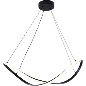 Černé závěsné LED svítidlo ERDA