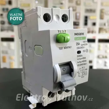 modulární přístroj a rozvaděč Noark Proudový chránič Ex9L-H 2P 16A 30mA /108192/ Icn=10kA typ A /náhrada za 108158/