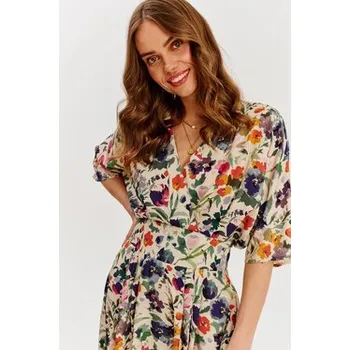 Dámské šaty NAOKO Každodenní šaty Golden Meadow Barevná Regular Fit S