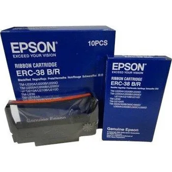 Počítač Epson ERC 38 C43S015376, červeno-černá, originální barvicí páska