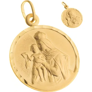 Přívěsek Argento 8A112 Zlatý přívěsek Škapulíř