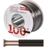 Dvojlinka nestíněná 2x1,0mm černo/rudá EMOS S8280 100m