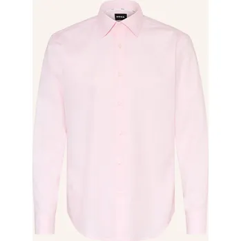 Pánská móda Boss Pánská Košile Joe Regular Fit, světle růžová, 44