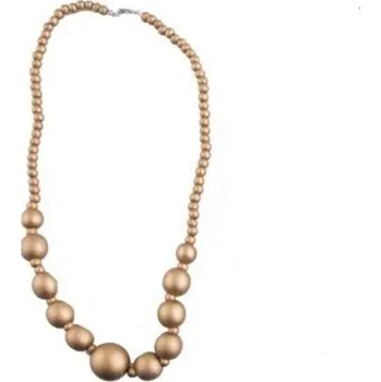 Karnevalový doplněk Náhrdelník zlatý