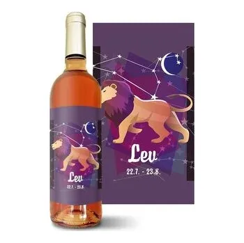 Růžové víno Lev: 0,75 l
