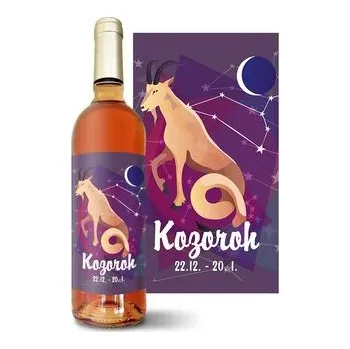 Růžové víno Kozoroh: 0,75 l