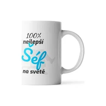 Hrnek 100% nejlepší šéf na světě: 330 ml