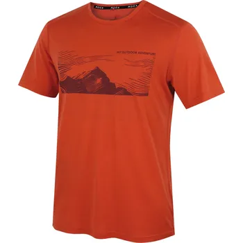 Pánské tričko Pánské triko MOOA Merino Lyolite Highlander 150 Short Velikost: XXL / Barva: oranžová