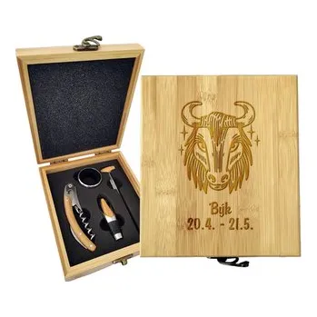 Otvírák Dárková sada na víno Býk: 147×168×49 mm