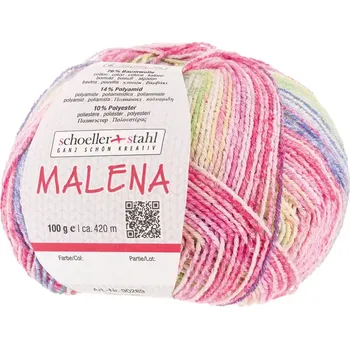 Příze Schoeller Stahl Malena 109 (Letní příze Malena 109 Rainbow)