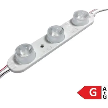 Příslušenství pro LED osvětlení LED Modul DXS-3 s optikou 12V DC 2,88W IP65 7000K