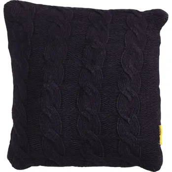 Dekorativní polštářek Dekorační polštářek CABLISS 45x45 cm, černý