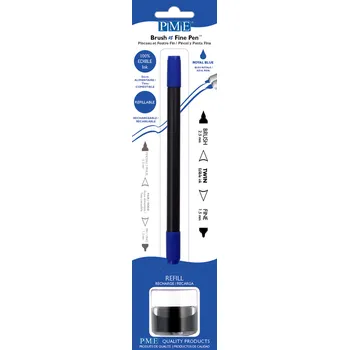 Potravinářské barvivo PME Jedlý fix a štětec s náhradní náplní, modrý