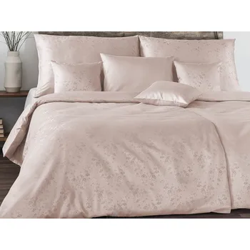 Povlečení Damaškové povlečení EXCELLENT 2x 70x90, 200x200 TENCEL Sakura pudrová