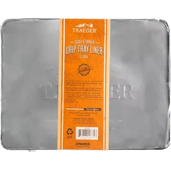 Zahradní gril Doplněk ke grilu Traeger DRIP TRAY LINER 5 PACK - RANGER Barva: stříbrná