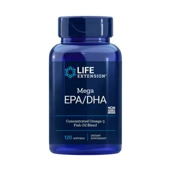 Zdraví Life Extension Mega EPA/DHA Doplněk stravy s Omega-3 120 ks, gelové tablety, EXP. 08/2025