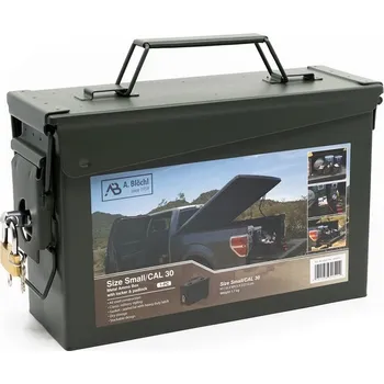 Úložný box AB bedna na munici US CAL.30 uzamykatelná ZELENÁ