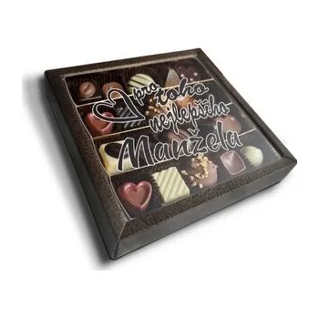 Bonbon Pralinky Pro toho nejlepšího manžela: 20 ks pralinek