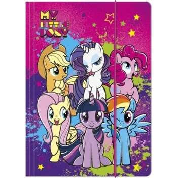 desky na sešit Desky s gumou složka na sešity A4 My Little Pony