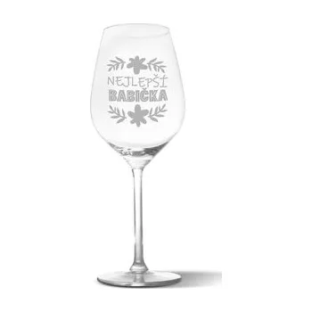 Sklenice Sklenička na víno Nejlepší babička: 49 cl