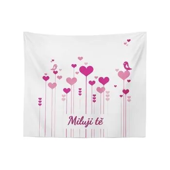 Deka Miluji tě: 150x120 cm