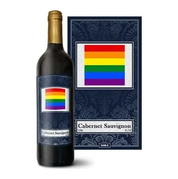 Víno Červené víno Duhová vlajka: 0,75 l