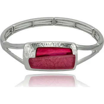 Náramek Yvon Elegantní náramek DEJA VU s červeným prvkem