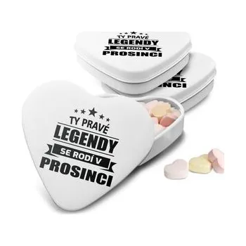 Cukrovinka Bonbónky Ty pravé legendy se rodí v prosinci - 3 ks