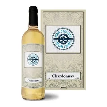 Víno Bílé víno Jsem cyklista tělem i duší: 0,75 l