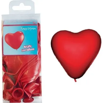 Balónek Balónky červené srdce - 12ks
