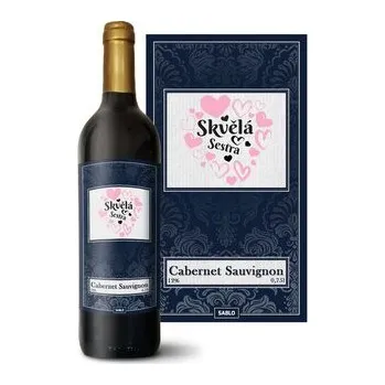 Víno Červené víno Skvělá sestra: 0,75 l