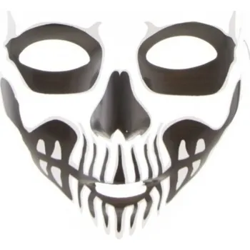 Karnevalová maska Průhledná maska Lebka