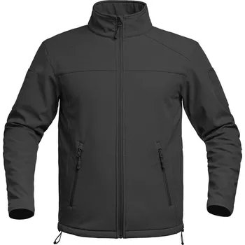 Pánská softshellová bunda Bunda FIGHTER softshell ČERNÁ vel.4XL