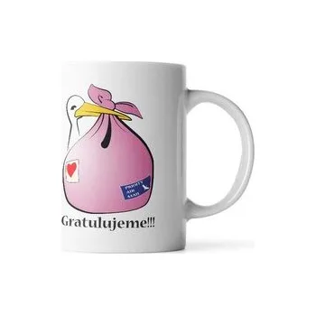 Hrnek Gratulujeme!!!: 330 ml