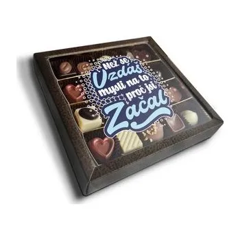 Bonbon Pralinky Než se vzdáš, mysli na to, proč jsi začal: 20 ks pralinek