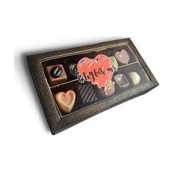 Bonboniéra Pralinky Chybíš mi 2: 10 ks pralinek