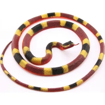 Figurka Gumový stočený had korálovka