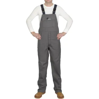 Příslušenství ke svářečce Svářecí bavlněné kalhoty s laclem WELDAS Velikost: XL 38-4380XL Kvalitní kalhoty pro svářeče