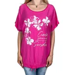 Vazzura Dámská halenka s krátkým rukávem LAURA Barva: Fuchsiová