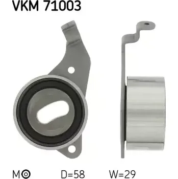 Rozvod motoru SKF Napínací kladka - ozubený řemen SK VKM71003