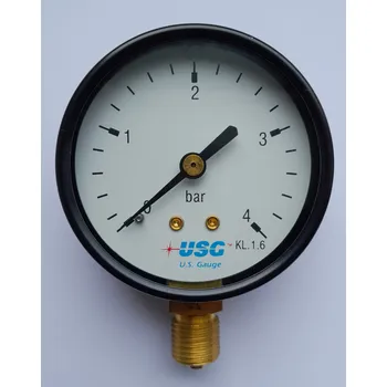 Manometr standardní pr. 63 mm, spodní G1/4, 0 - 4 bar