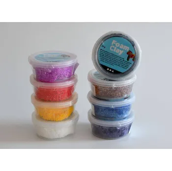 Modelovací hmota Modelovací kuličková hmota Foam Clay BÍLÁ