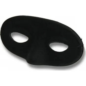 Karnevalová maska Škraboška maska látková černá