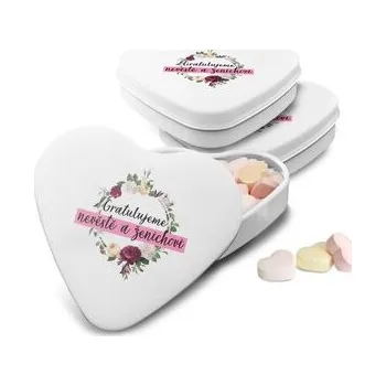 Bonbon Bonbónky Gratulujeme nevěstě a ženichovi - 3 ks